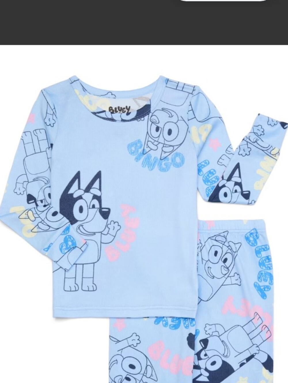 Bluey Pj Top